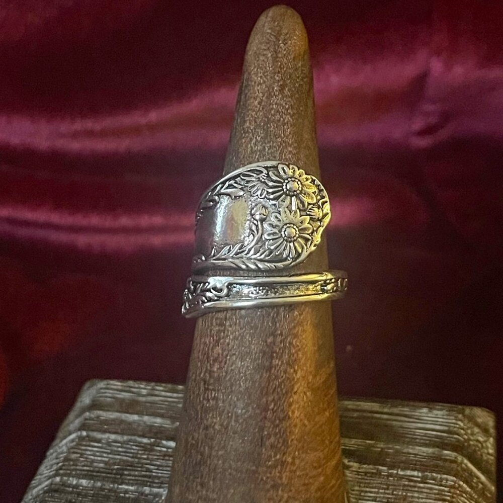 Gorham Buttercup Silver Wrap Ring